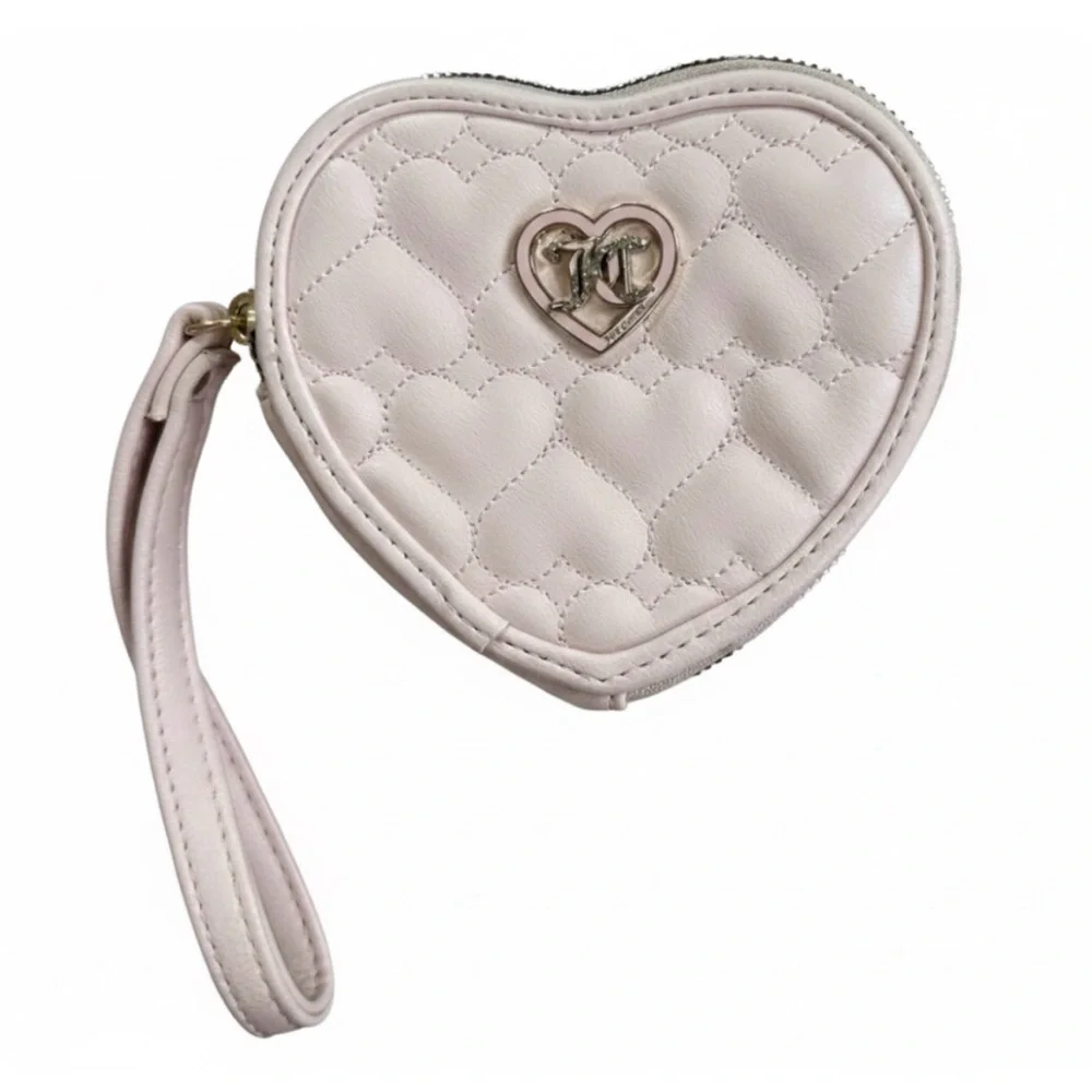 Juicy Couture Heart -Shaped Cream Wristlet